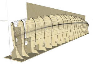 Products: V8 Plan with Laser Cut Frames File Vickers RC Sailing