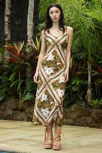 South Beach - Pink & Olive