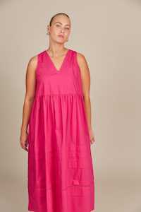 Isle Of Mine: Remi Tank Dress - Raspberry