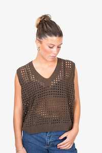 Antler: Charlie Vest Chocolate