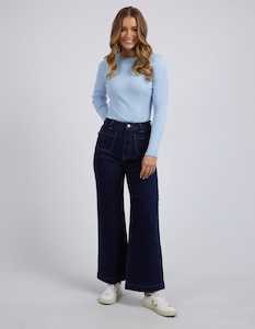 SARAH WIDE LEG JEAN INDIGO DENIM