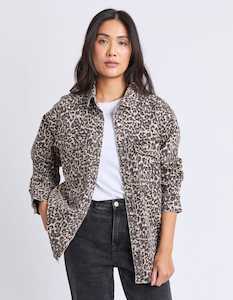 Leopard Denim Shirt