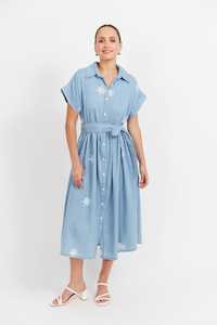 Preorders Haven: Montego Denim Shirt Dress - Safira