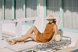 Miramar Tank Dress - Caramel