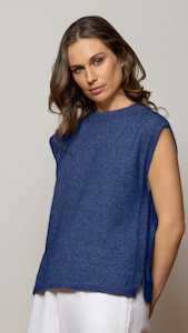Noble Wilde: Cielo Vest Deep Blue