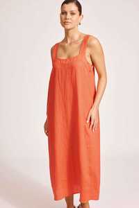 Eb Ive: Miramar Tank Maxi Dress - Coral