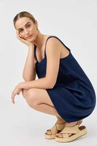 Studio Short Tank Dress - Indigo