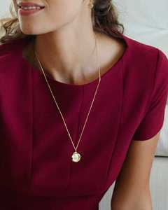 Accessories: Holly Necklace L Gold