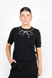 Antler: Bow'tiful Knit Tee - Black
