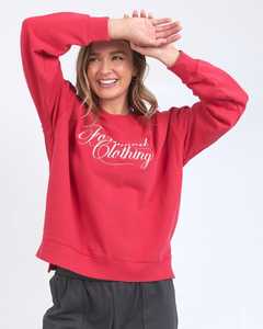 Sale: BACK TO BASICS CREW RED