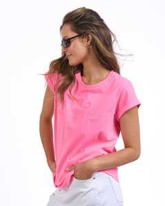 Tops: EFFORTLESS TEE NEON ROSE