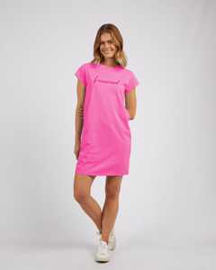 Signature Embroidery Tee Dress Noen Rose