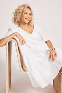 Miramar Midi Dress - White