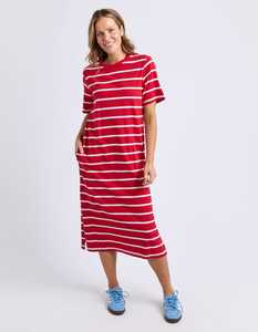 Crimson Tee Dress