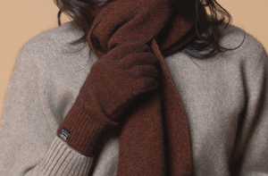 Knits: Possum Merino Gloves Rimu