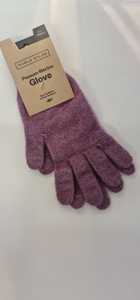 Knits: Possum Merino Gloves Mauve