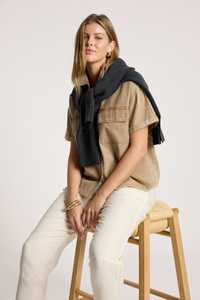 Bodhi Denim Shirt - Fawn