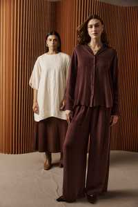 Calista Shirt - Mahogany