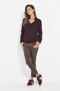 Knits: MANHATTAN SWEATER BLACK CHERRY