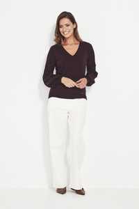 Knits: NINA SWEATER BLACK CHERRY