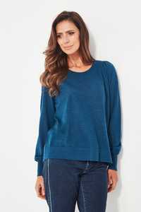 Knits: BRONTE SWEATER KINGFISHER