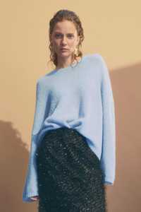 Sweaters: Agna Sweater Pearl Blue