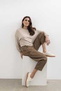Jeans: Bailey Barrel Jean Brown