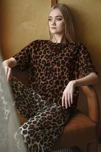 Safari Supreme Top Dark Leopard