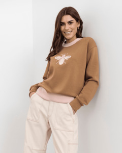 Moss: Logo Sweat Taupe