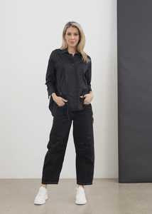 Jeans: Dreams Barrel Jean Black