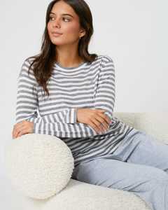 Mondo Knit Grey Stripe