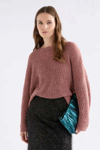 Sweaters: Agna Pattern Sweater Rosewood