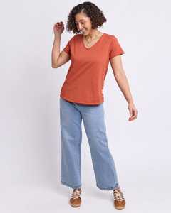 Pima Vee Tee Earth Brown