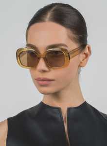 Valerie Transparent Gold/Khaki Mirror