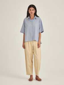 Jenne Cape Blouse Stripe