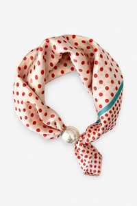 Pearl Fasten Neck Tie Cherry Dot Coming Soon