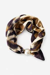 Accessories: Pearl Fasten Neck Tie Desert Fawn Coming Soon