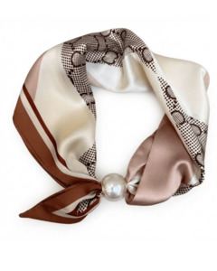 Accessories: Pearl Fasten Neck Tie  Pearl Sands