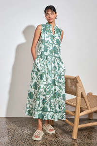 Linger Dress Garden Paisley