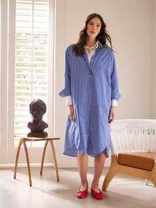 Jules Stripe Shirtdress