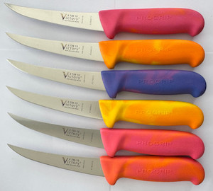 Narrow Curved Boning Knife 13cm - Mixed Colour