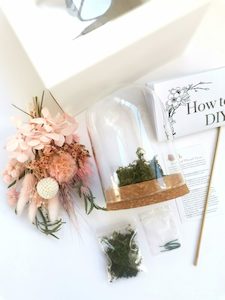 DIY Dried Flower Kit - Dome - Gift Boxes Dried flowers Hire flowers Dried wedding Flowers