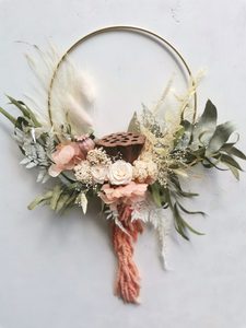 Small Dried Flower Hoop - Gift Boxes Dried flowers Hire flowers Dried wedding Flowers