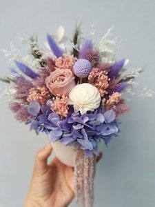 Products: Dried Flower Mini Pot - Gift Boxes Dried flowers Hire flowers Dried wedding Flowers