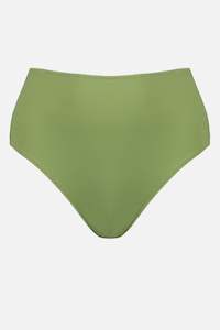 Olive: Whitney High Waist Bikini - Olive