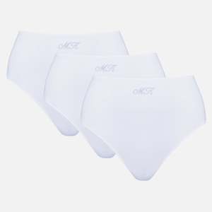 Knickers By Styles: Monogram Whitney High Waist Bikini 3 Pack