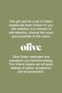 Gift Set Cards: Olive Gift Card