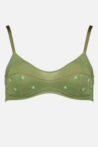 Bras: Maggie Bra - Olive Blossom
