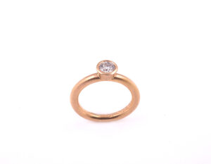 Rose gold and 0.50 diamond