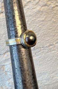 silver,22ct gold and Sapphires